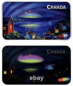 2020 Canada UFO Unexplained Phenomenon Clarenville GITD Silver Proof US Seller