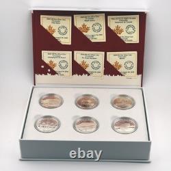 2020 O Canada! $10 6-Coin 1/2 oz Silver Proof Set with Box & COAs KM# 2982-2987