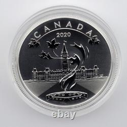 2020 O Canada! $10 6-Coin 1/2 oz Silver Proof Set with Box & COAs KM# 2982-2987