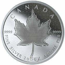 2020 Pulsating Maple Leaf $10 2 oz. Pure Silver Proof Coin Canada Mintage 3000