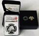 2021 $1 CANADA SILVER PROOF BLUENOSE DOLLAR 100TH ANNIV. NGC PF70 UCAM. Box COA