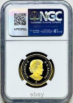 2021 $1 Canada Gilt Silver Proof Loonie Loon Ngc Pf70 Ucam Extreme Low (pop=5)