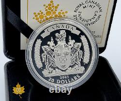 2021 1 oz. Pure Silver $20 Coin Black Loyalists Commemorating Black History