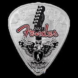2021 1 oz. Silver Proof Fender 75th Anniversary Proof Coin