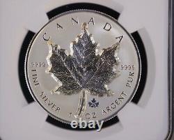 2021 $20 Canada 1oz Silver Reverse Proof Maple Leaf Super Incuse NGC PF70 FR