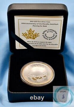 2021 $25 Canada 1oz Silver 125th Anniversary Klondike Gold Rush Proof Coin