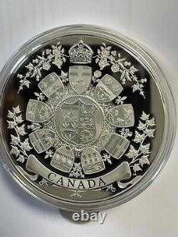 2021 $250 Canadian 1 Kilo 99.99% Silver Archival Treasures 1912 Heraldic Design