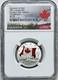 2021 $5 Canada Flag National Colors. 9999 Silver Ngc Sp70 Moments To Hold