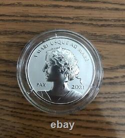 2021 Canada 1 OZ Pure Silver Peace Dollar Ultra High Relief Reverse Proof Coin