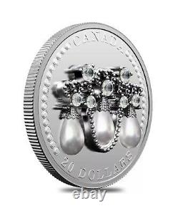 2021 Canada 1 oz Queen Elizabeth II Lover's Knot Tiara Silver Coin SHIP TODAY