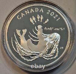 2021 Canada 1 oz Silver $20 Generations Inuit Nunangat Nuliajuk? Sea Goddess