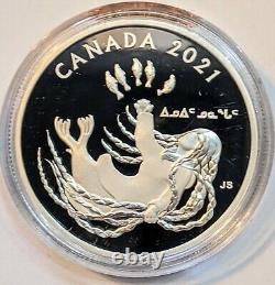 2021 Canada 1 oz Silver $20 Generations Inuit Nunangat Nuliajuk? Sea Goddess