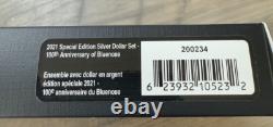 2021 Canada 100th Ann. Of Bluenose Special Edition Silver Dollar Proof Set OGP