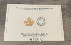 2021 Canada 100th Ann. Of Bluenose Special Edition Silver Dollar Proof Set OGP