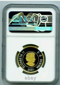 2021 Canada $2 Gilt Silver Proof Polar Bear Toonie Ngc Pf69 Ucam First Releases