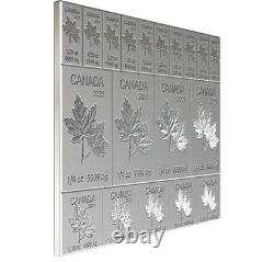 2021 Canada 2 oz. 9999 Silver Royal Canadian Mint Maple Flex Bar U2861 -STOCK