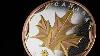 2021 Canada 5 Ounce Maple Leaves In Motion Gold Plated Silver Proof Coin