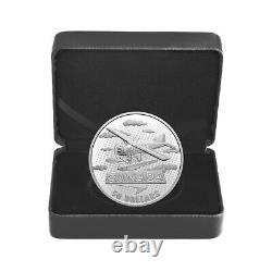 2021 Canada 5 oz First 100 Years of Confederation Canada Takes Wing Silver Coin