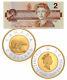 2021 Canada Coin & Banknote Set 25th Anniv 1 oz Silver Gilt Proof $2