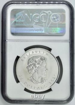 2021 Canada Silver $20 Maple Leaf NGC Reverse PR 70 Super Incuse First Day Prod