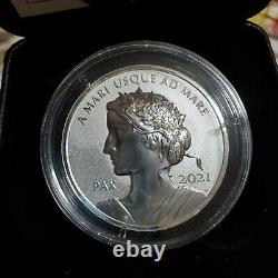 2021 Canada Silver Peace Dollar 1 oz Proof Ultra High Relief. 9999 Silver Coin