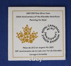 2021 Canada Silver Proof $25 coin Klondike Gold Rush NGC Graded PF70 with COA