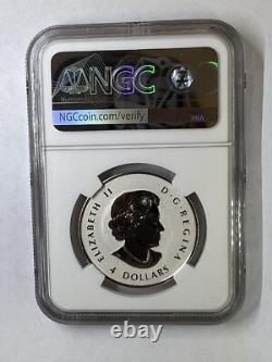 2021 Canada Silver Pulsating Maple Leaf 5-coin Set Ngc Pf70 Rev Proof Rare