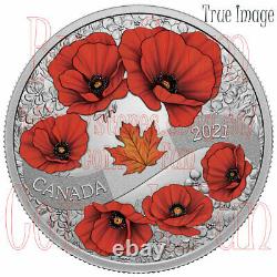 2021 Lest We Forget A Wreath of Remembrance $20 Pure Silver Proof Coin Canada
