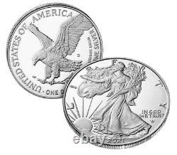 2021-S American Silver Eagle Proof One Ounce Coin 21EMN San Francisco Mint