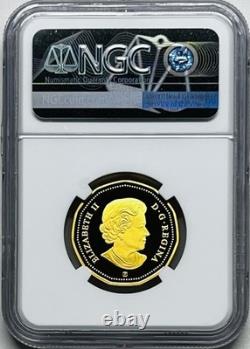 2022 $1 CANADA SILVER LOONIE WithGOLD GILT NGC PF70 UCAM LOON FIRST RELEASES