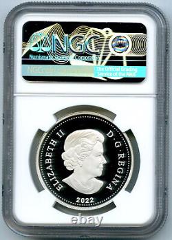 2022 $1 Canada Silver Dollar Proof Ngc Pf70 Qe II Platinum Jubilee Dual Portrait