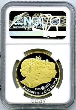 2022 $1 Canada Silver Gilt Dollar Proof Ngc Pf70 Qe II Imperial State Crown Fr