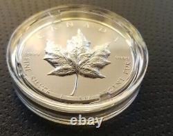 2022 1 oz. Ultra High Relief Silver Maple Leaf Reverse proof silver coin