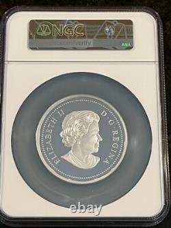 2022 1C Canada 5OZ. 9999 Silver Farewell to the Penny 10th Anniv POP 40/0 PR70