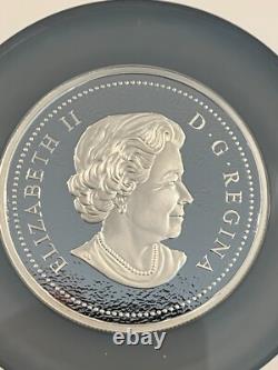 2022 1C Canada 5OZ. 9999 Silver Farewell to the Penny 10th Anniv POP 40/0 PR70