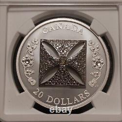 2022 $20 Canada 1oz Silver Proof Ngc Pf69 Queen Elizabeth Diamond Diadem Crown