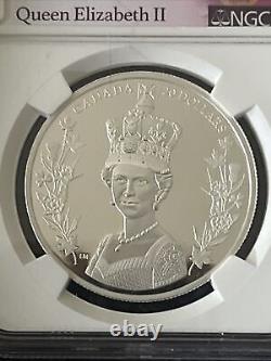 2022 $20 Canada 1oz Silver Proof Ngc Pf69 Queen Elizabeth Reign Sense Of Duty Fr