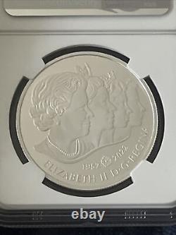 2022 $20 Canada 1oz Silver Proof Ngc Pf69 Queen Elizabeth Reign Sense Of Duty Fr