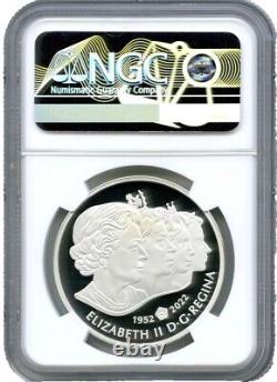 2022 $20 Canada 1oz Silver Proof Ngc Pf70 Queen Elizabeth Reign Sense Of Duty Fr