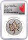 2022 $20 Canada Silver Maple Leaf Super Incuse Rose Gilt Rev Proof NGC PF70 FDOI