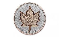 2022 $20 Canada Silver Maple Leaf Super Incuse Rose Gilt Rev Proof NGC PF70 FDOI