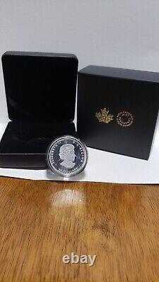 2022 $25 CANADIAN TIMBER WOLF 1 oz. EHR FINE SILVER PROOF COIN (CAN005)