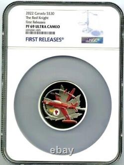 2022 $30 Canada 2 Oz Silver The Red Knight Ngc Pf 69 Ucam Fr Pop=8 Wow