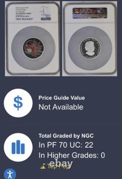 2022 $30 Canada 2 Oz Silver The Red Knight Ngc Pf70 Ucam First Releases