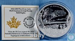 2022 $30 Canada 2oz Multifacted Bald Eagles Proof Coin
