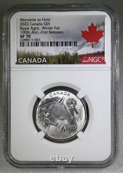 2022 $5 Canada Silver Ngc Sp70 Royal Agricultural Winter Fair First Releases