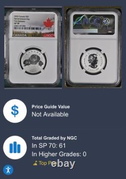 2022 $5 Canada Silver Remembrance Day Poppy Ngc Sp70 First Releases