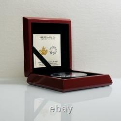 2022 Blue Rhodium Maple Leaves in Motion $50 5OZ Pure Silver Proof Canada Coin