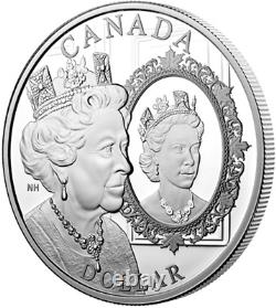 2022 CANADA $1 QEII Platinum Jubilee Proof Pure Silver Dollar COIN & COA ONLY