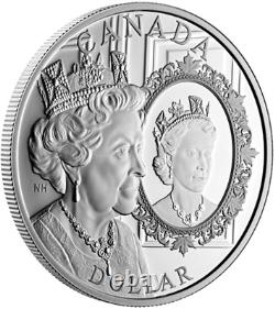 2022 CANADA $1 QEII Platinum Jubilee Proof Pure Silver Dollar COIN & COA ONLY